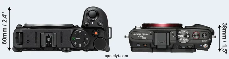 Compare Z30 versus E-PL6 top