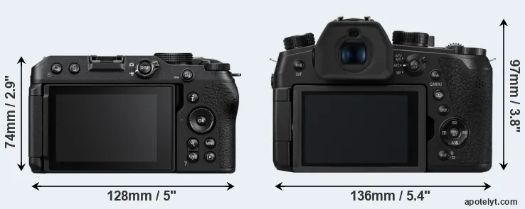 Comparison Z30 or FZ1000 II rear