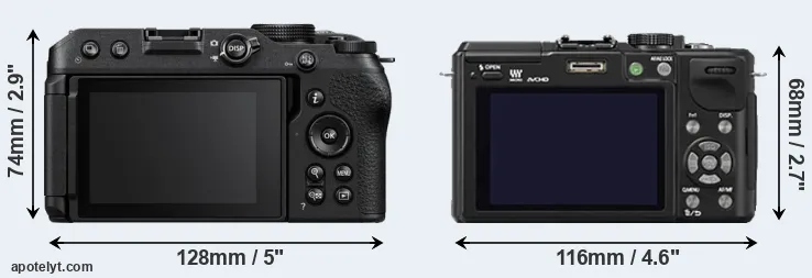 Comparison Z30 or GX1 rear