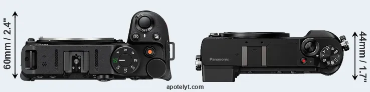 Compare Z30 versus GX85 top