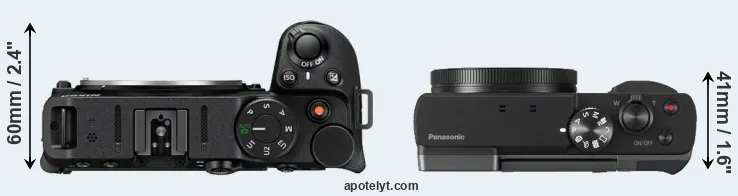 Compare Z30 versus ZS70 top