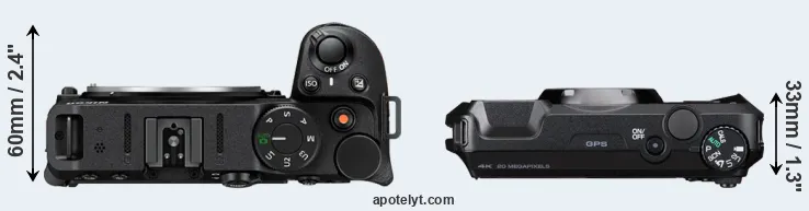 Compare Z30 versus WG-8 top