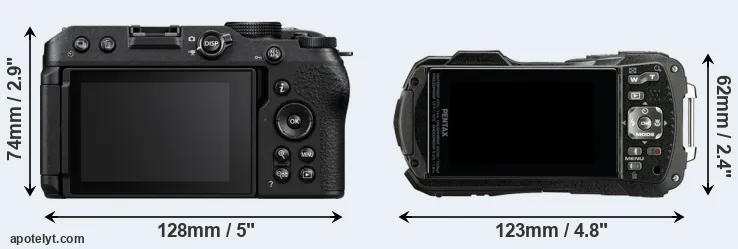 Comparison Z30 or WG-90 rear