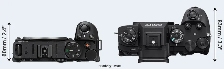 Compare Z30 versus A9 III top