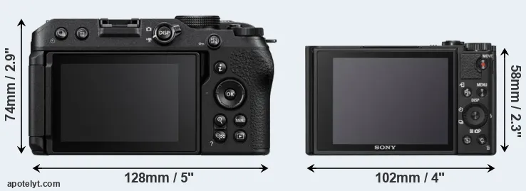 Comparison Z30 or WX800 rear