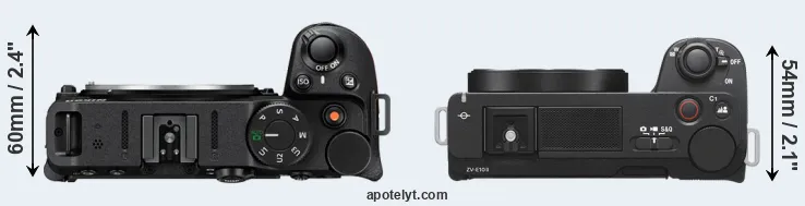 Compare Z30 versus ZV-E10 II top