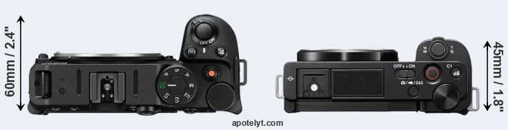 Compare Z30 versus ZV-E10 top