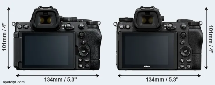 Comparison Z5 II or Z7 rear
