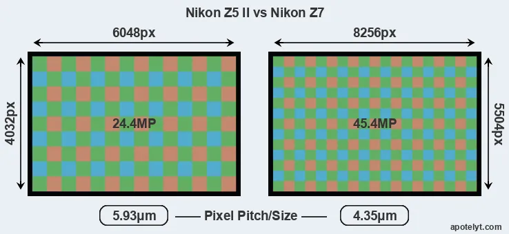 Z5 II versus Z7 MP