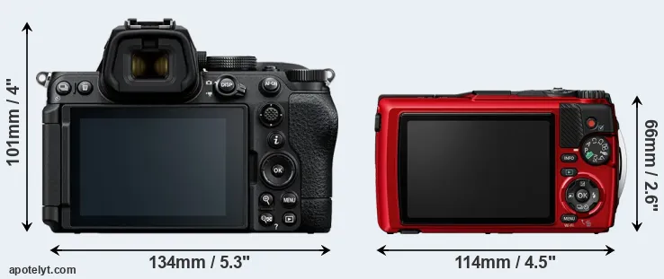 Comparison Z5 II or TG-7 rear