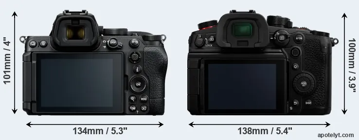 Comparison Z5 II or GH6 rear