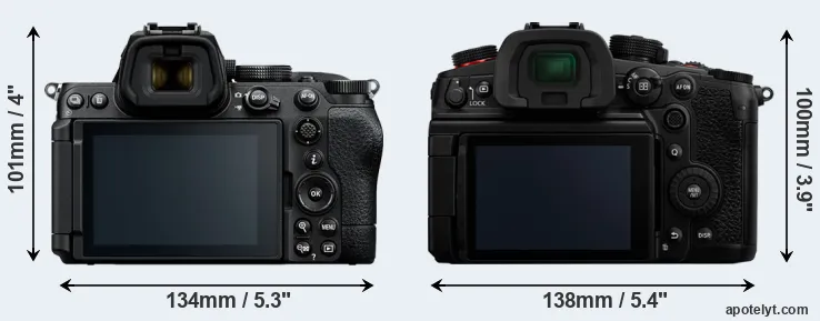 Comparison Z5 II or GH7 rear