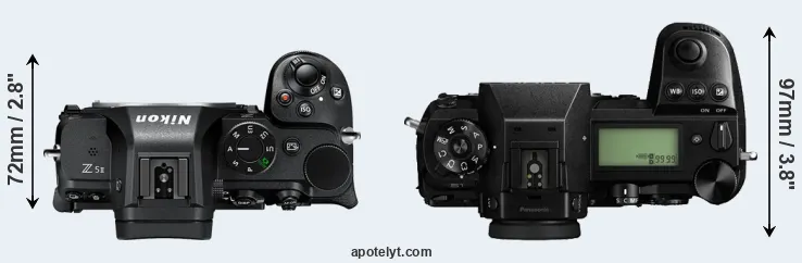 Compare Z5 II versus S1 top