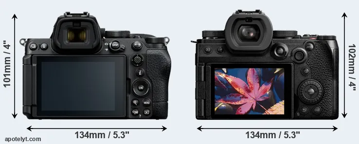 Comparison Z5 II or S5 II rear