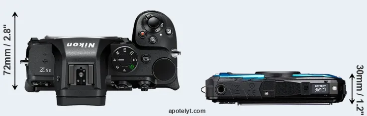 Compare Z5 II versus WG-90 top