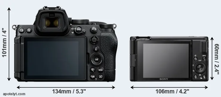 Comparison Z5 II or ZV-1F rear