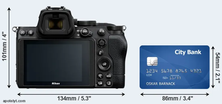 Z5 and credit card rear side