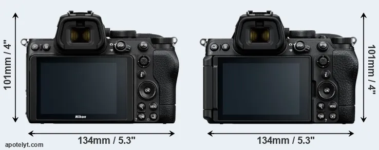 Comparison Z5 or Z5 II rear