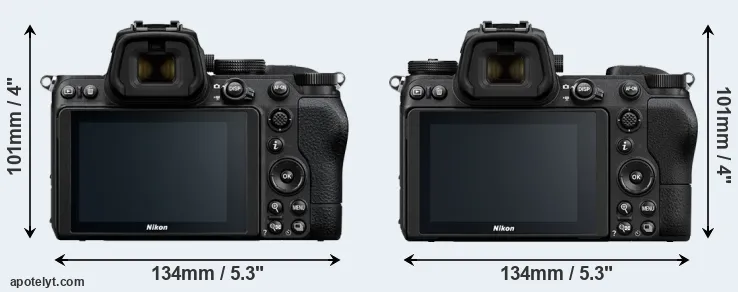 Comparison Z5 or Z7 rear