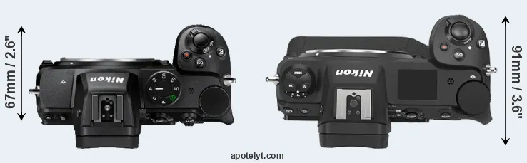 Compare Z5 versus Z9 top