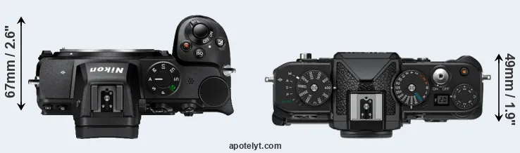 Compare Z5 versus Zf top