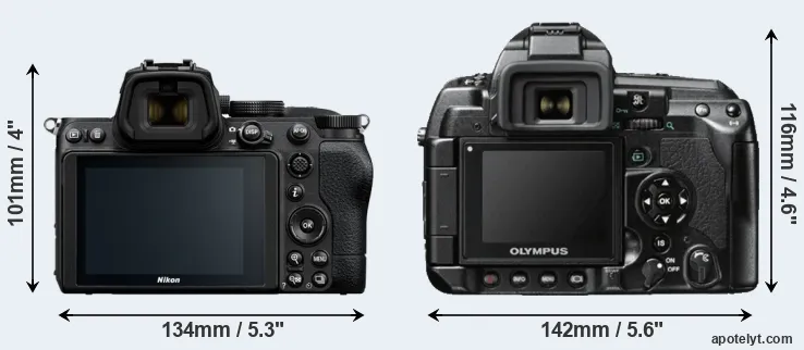 Comparison Z5 or E-3 rear