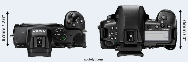 Compare Z5 versus E-3 top