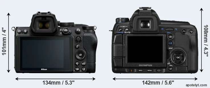 Comparison Z5 or E-30 rear
