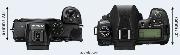 Compare Z5 versus E-30 top