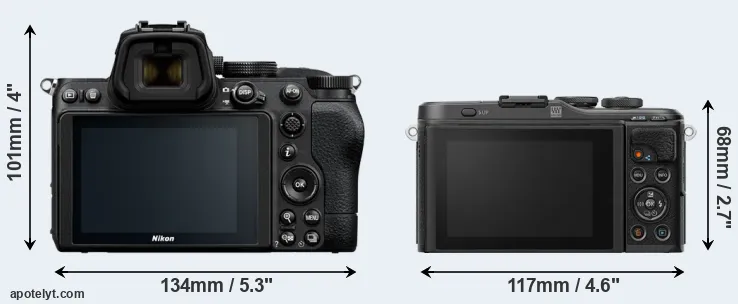 Comparison Z5 or E-PL10 rear