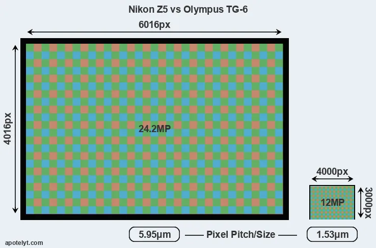 Z5 versus TG-6 MP
