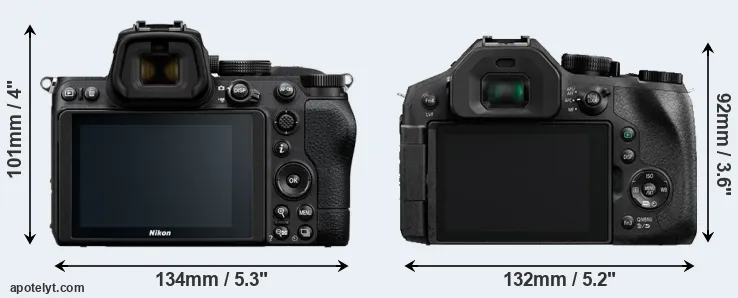 Comparison Z5 or FZ300 rear