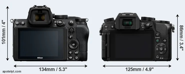 Comparison Z5 or G7 rear