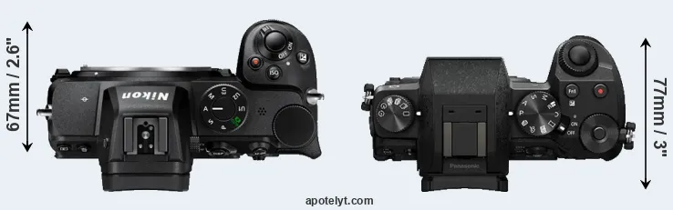 Compare Z5 versus G7 top