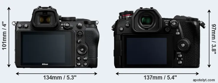 Comparison Z5 or G9 rear
