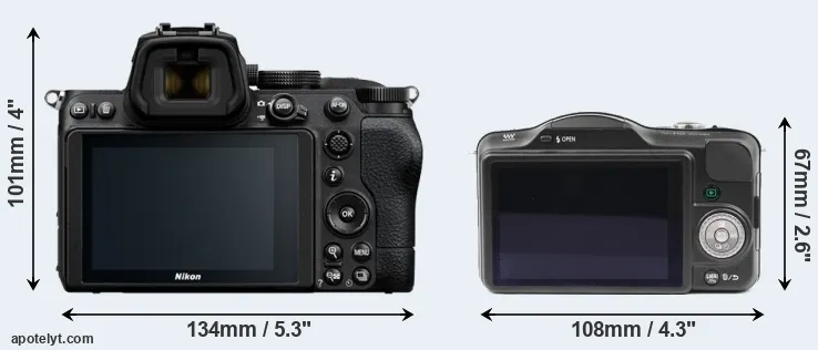 Comparison Z5 or GF3 rear