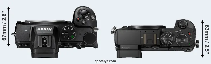Compare Z5 versus GX8 top