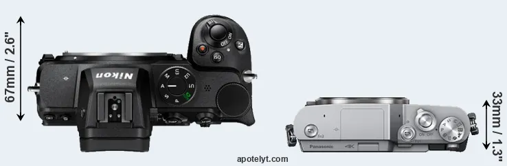Compare Z5 versus GX850 top