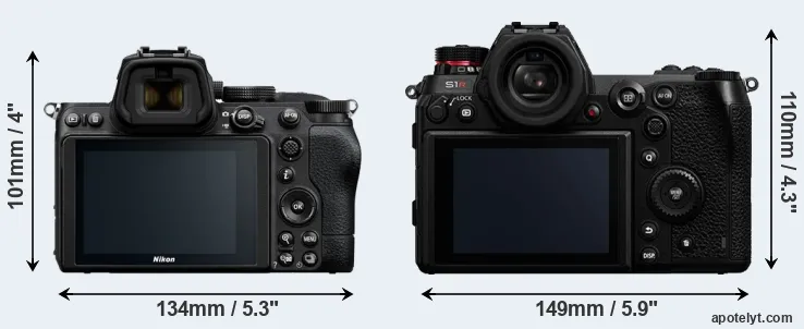 Comparison Z5 or S1R rear