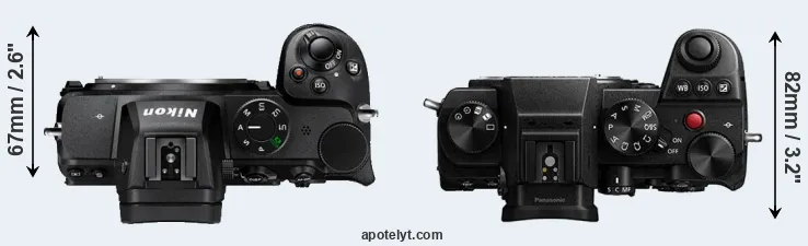 Compare Z5 versus S5 top