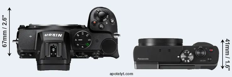Compare Z5 versus TZ90 top