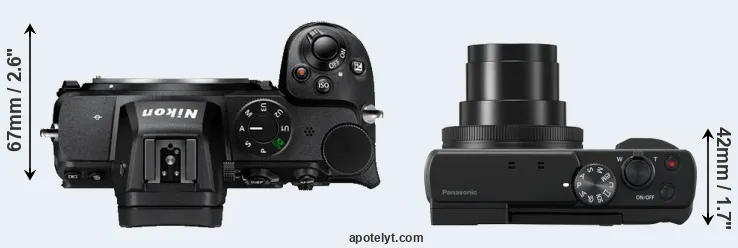 Compare Z5 versus ZS80 top
