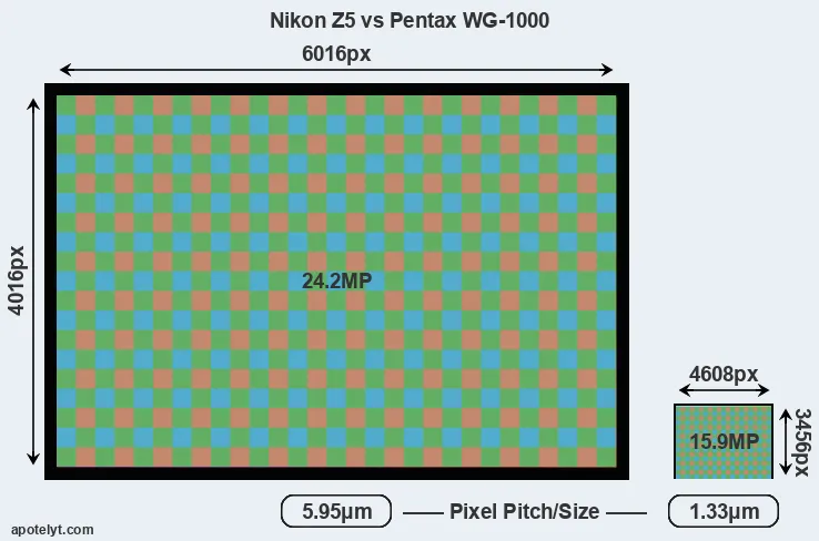 Z5 versus WG-1000 MP