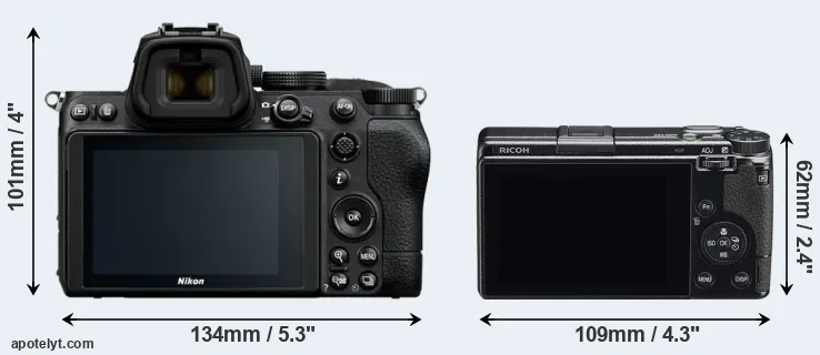 Comparison Z5 or GR IIIx rear