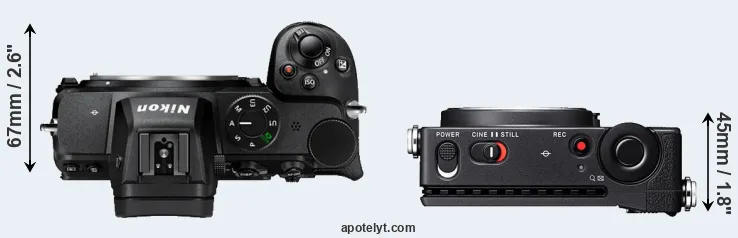 Compare Z5 versus fp L top
