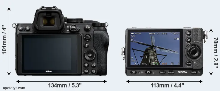 Comparison Z5 or fp rear