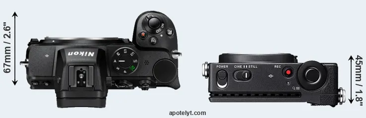 Compare Z5 versus fp top