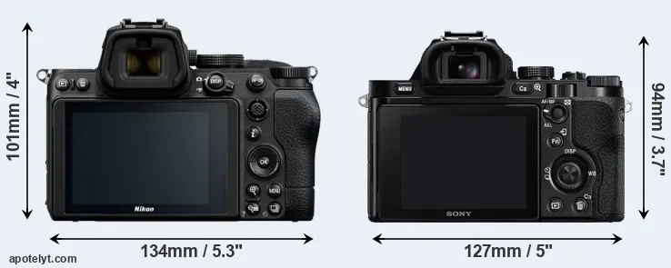 Comparison Z5 or A7 rear