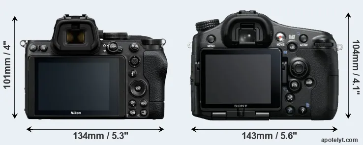 Comparison Z5 or A77 rear