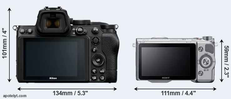 Comparison Z5 or NEX-5T rear